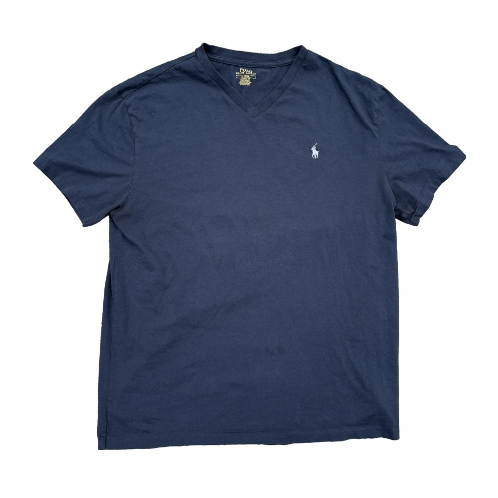 Polo Ralph Lauren | Charcoal Gray Classic Fit Solid V-Neck T-Shirt